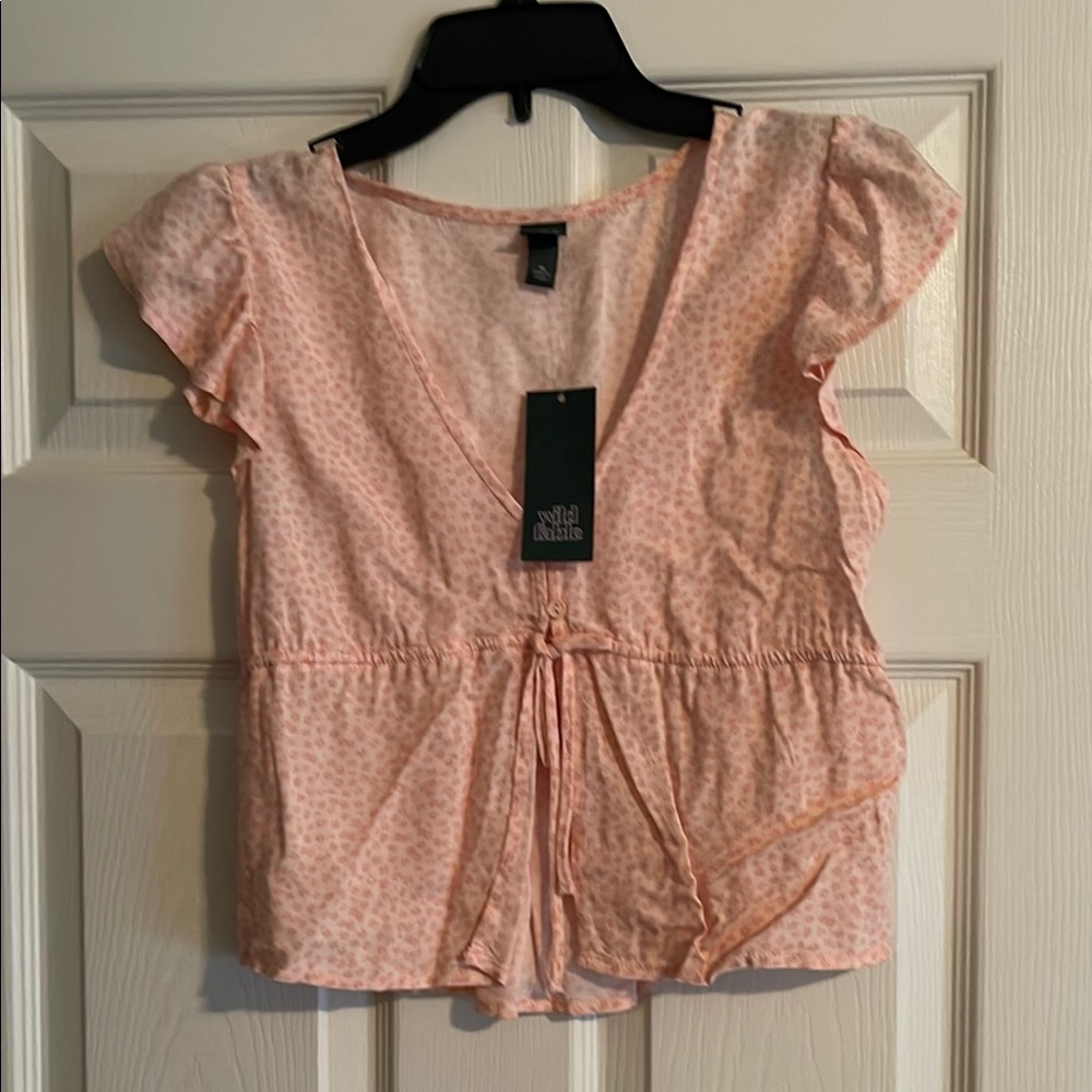 Wild Fable Pink Blouse Chic and Versatile NWT